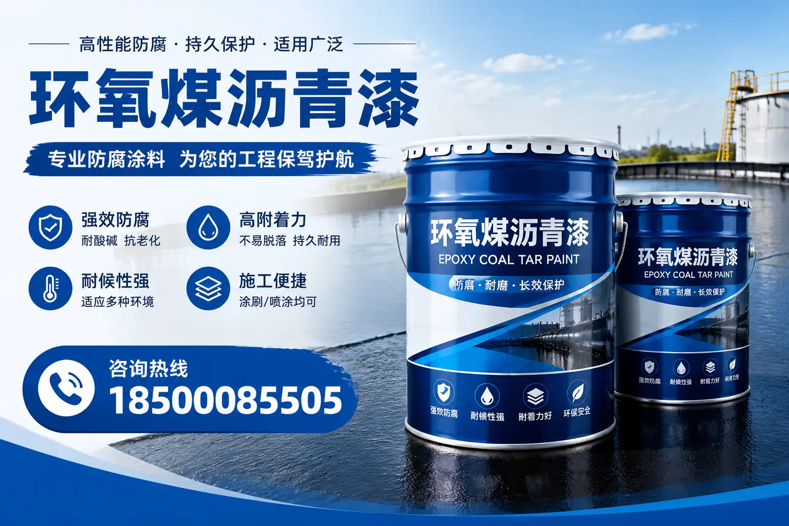环氧煤沥青漆与其他漆类的比较，红河用户的选择依据